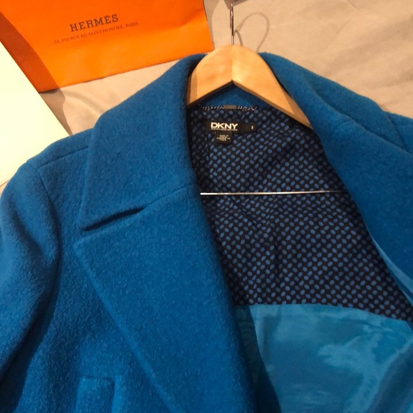 DKNY Italian Wool Coat - Picture 10 of 13